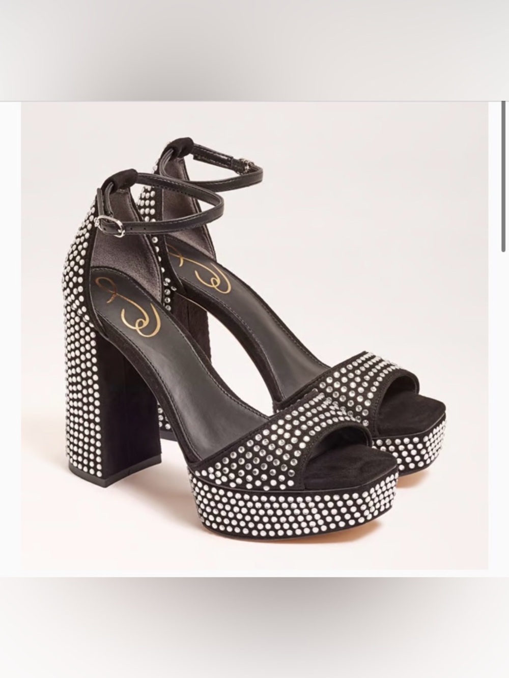 Nellie Glitz Platform Sandal by Sam Edelman